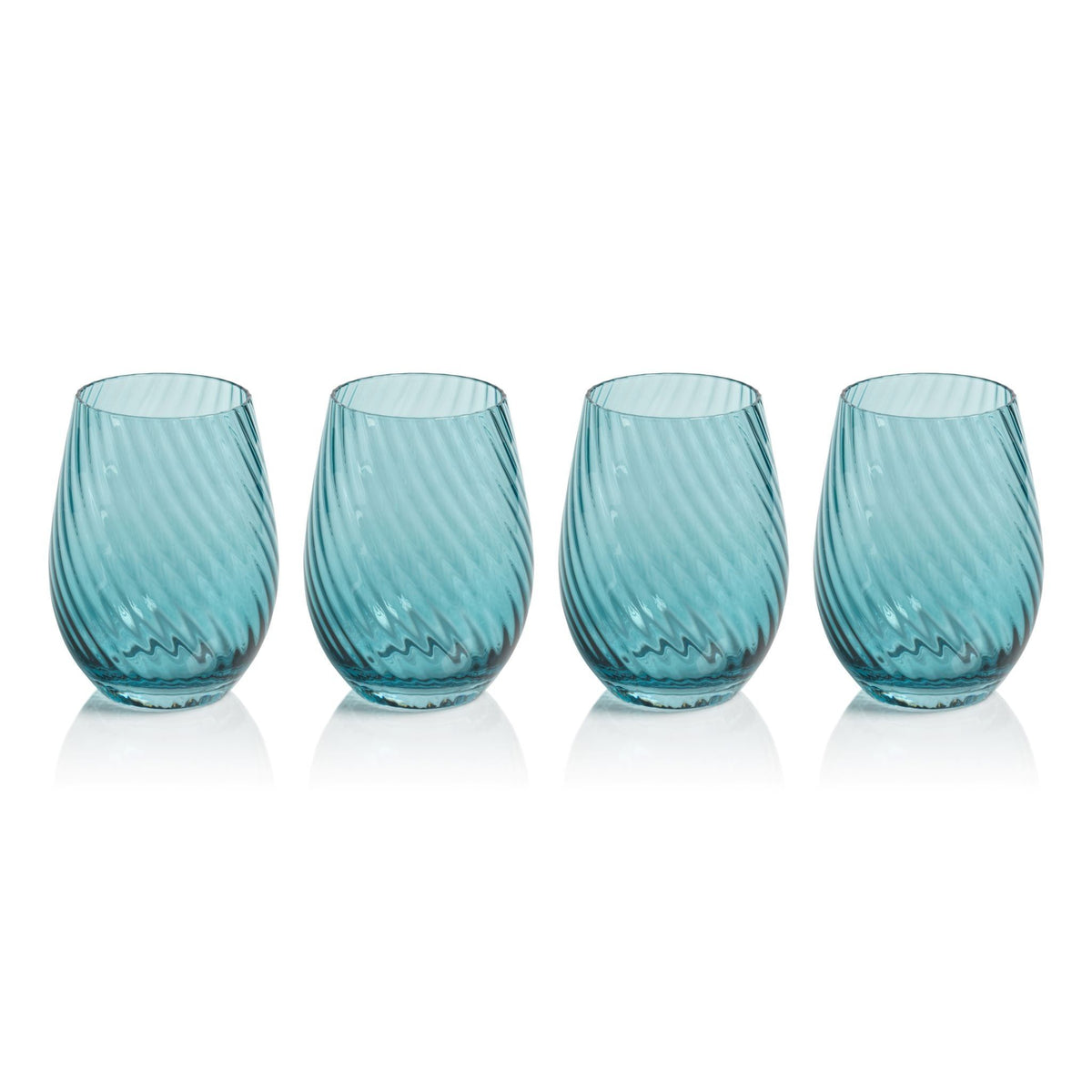 Zodax 8.5-Inch Tall Fintan Wine Goblets - Set of 6